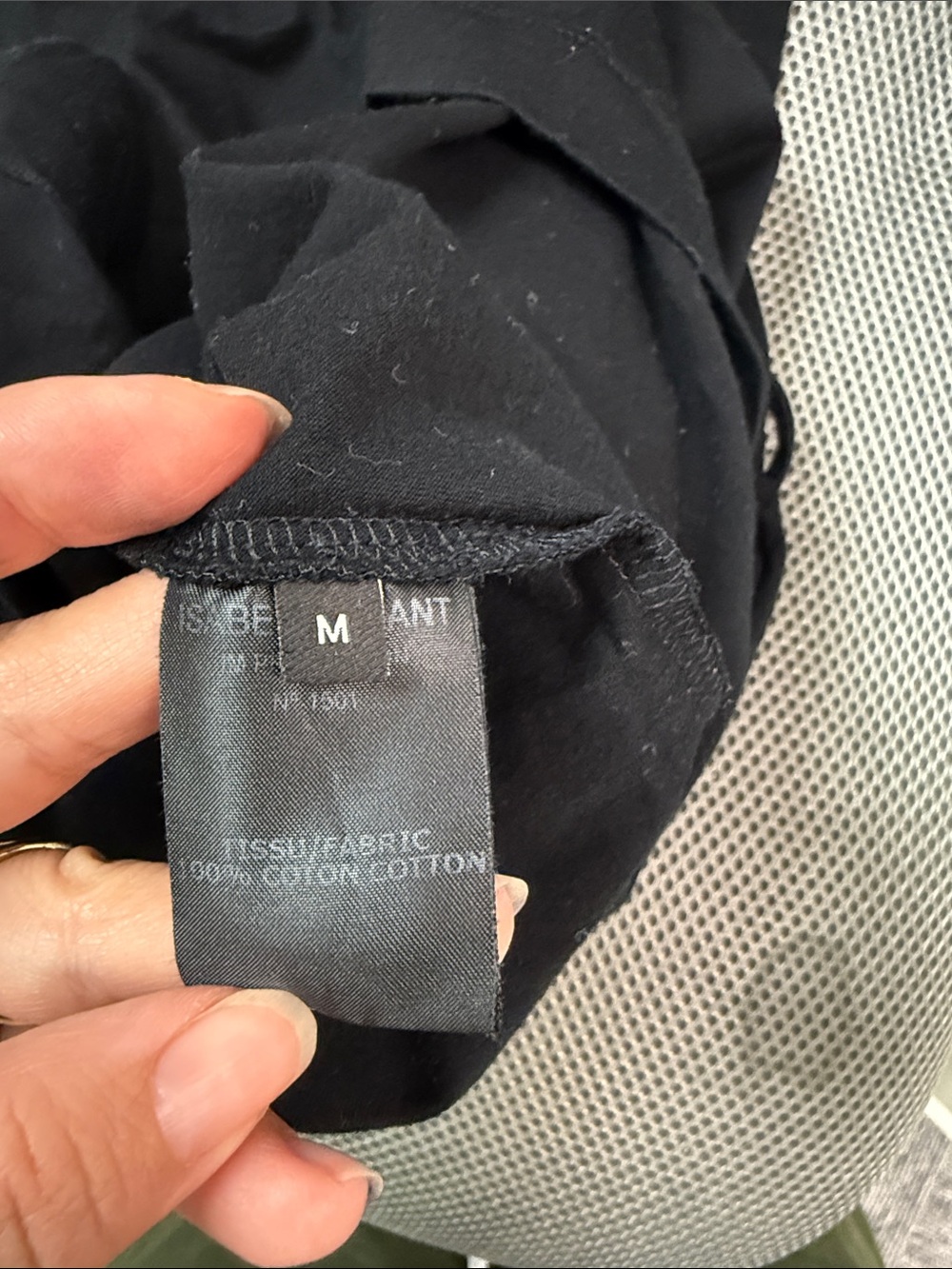 Isabel Marant Black Ruched Drawstring Mini Dress - Picture 4 of 4